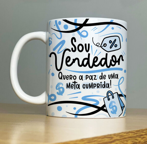Caneca Profissões Vendedor(a)