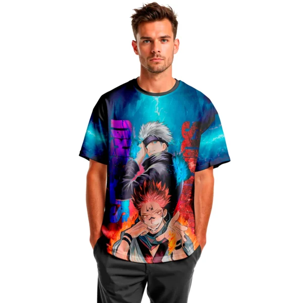 Camisa Camiseta  Satoro e Sukuna Jujutsu Kaisen - Proteção UV - Image 2