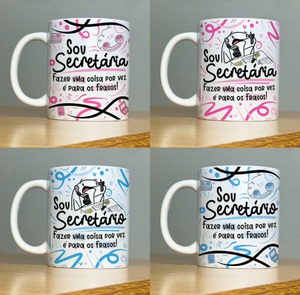 Caneca Profissões Secretária(o) - Image 2