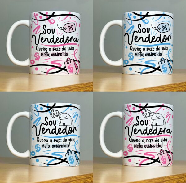 Caneca Profissões Vendedor(a) - Image 3