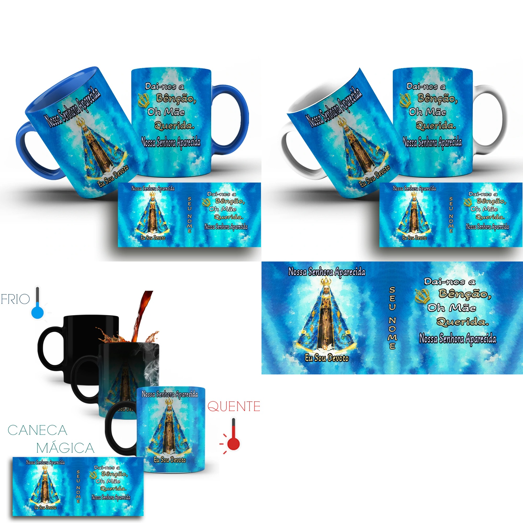 Caneca Nossa Senhora Aparecida - Imagem 2