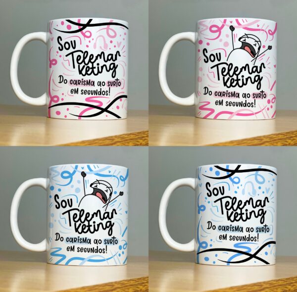 Caneca Profissões Telemarketing - Image 2